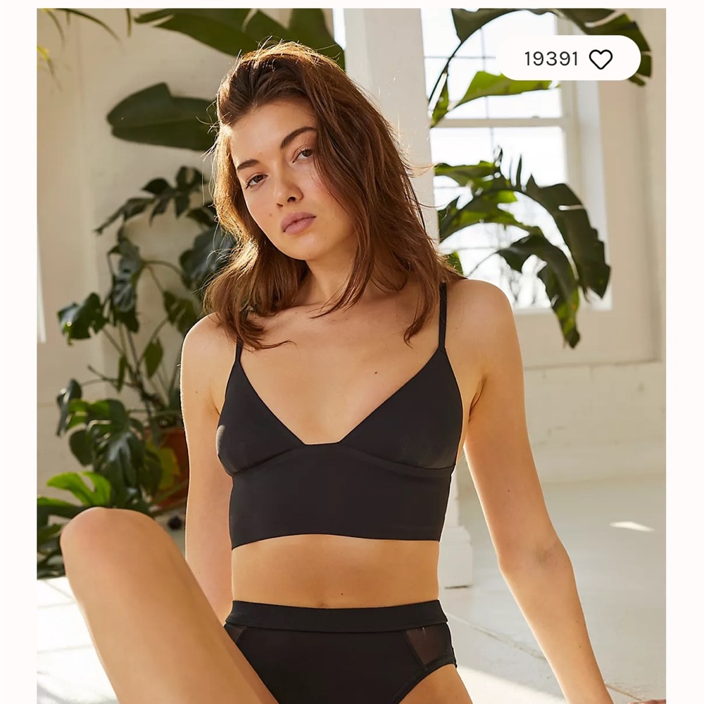 Free People Intimately Sage longline Neo Bralette size Small